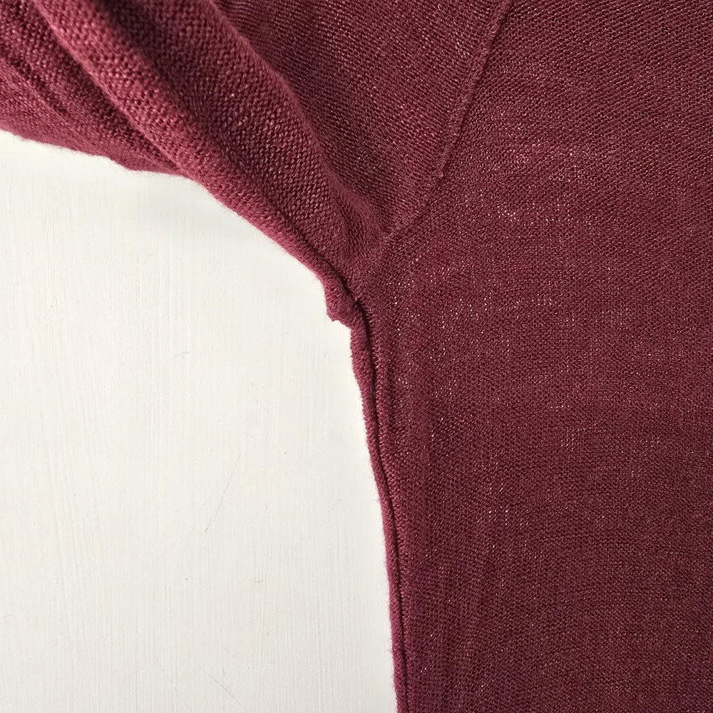We The Intimately Free People Movement Bae Bae Layering Top NEW Burgundy Size S